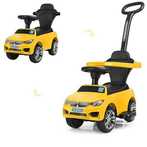 

Детская машинка каталка толокар Bambi M 3503В-6, желтый