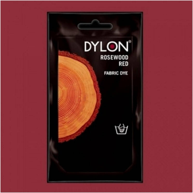 

Краска для окрашивания ткани вручную DYLON Hand Use Rosewood Red, Красный