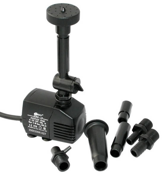 

Помпа фонтанная Resun King-1F c набором насадок, 380 л/час