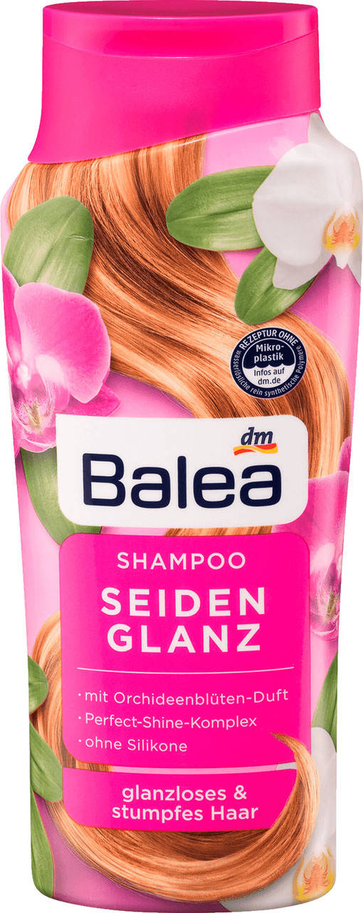 

Шампунь для шелковистости и блеска волос Balea Shampoo Seidenglanz