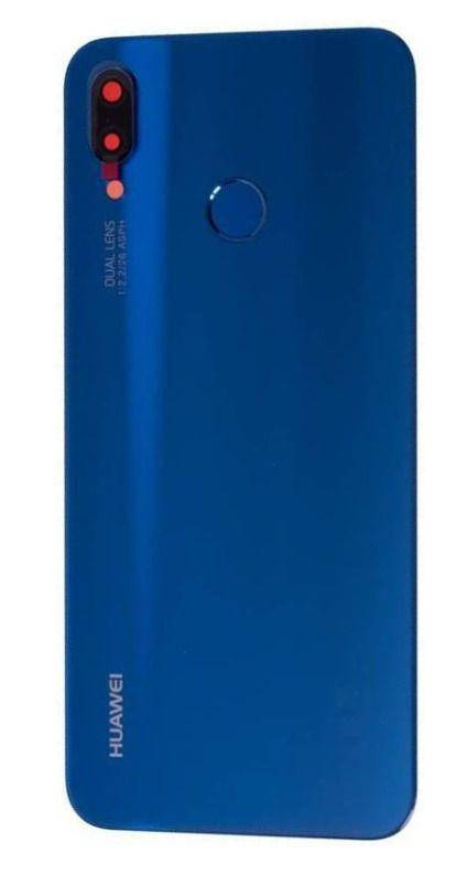 

Задняя крышка корпуса Huawei P20 Lite со стеклом камеры Blue, Синий