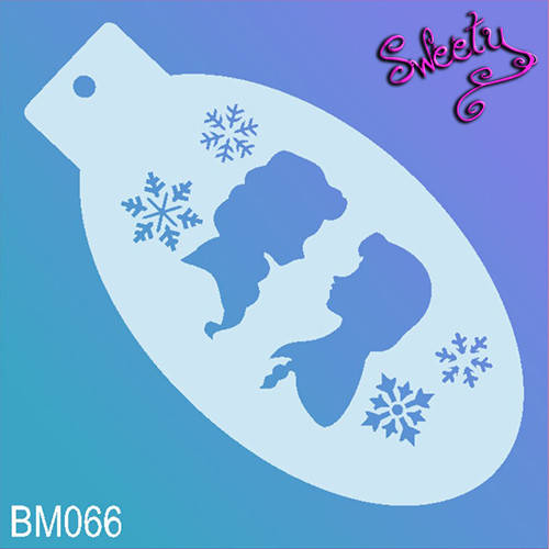 

Трафарет для аквагрима многоразовые, Stencils by Sweety