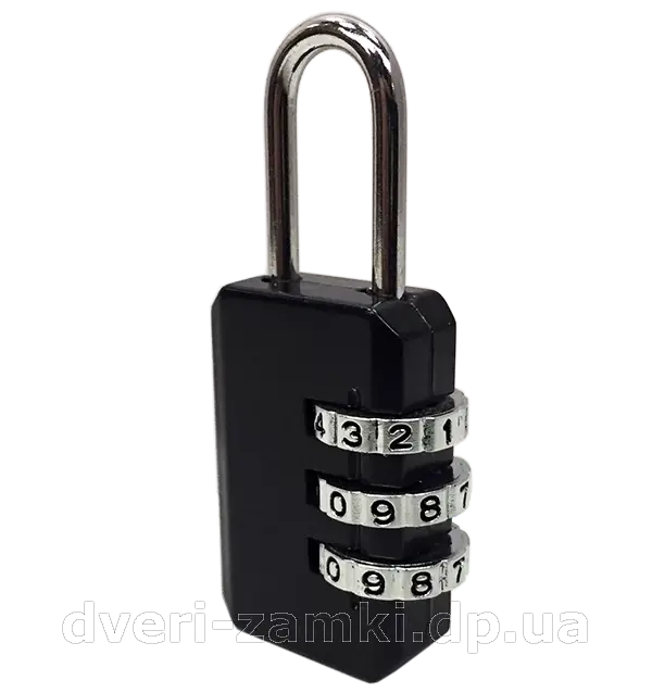 

Замок навесной кодовый V59 черный 3 цифры