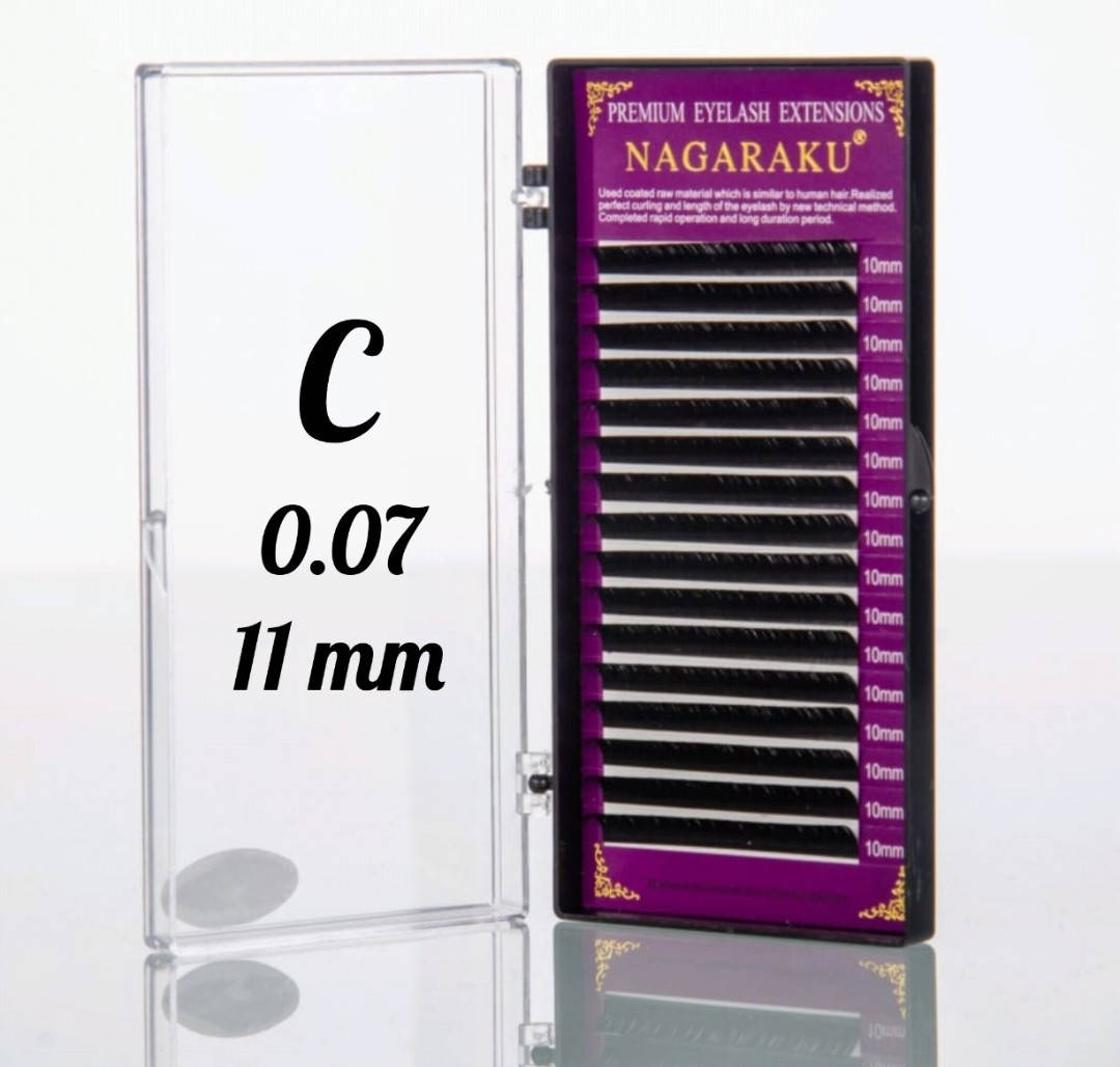 

Ресницы Nagaraku 0.07С - 11 мм