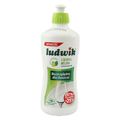 

Засіб для миття посуду Людвік лайм/меліса Ludwik plyn do naczyn limonka z melisa 450g 20шт/ящ (Код :