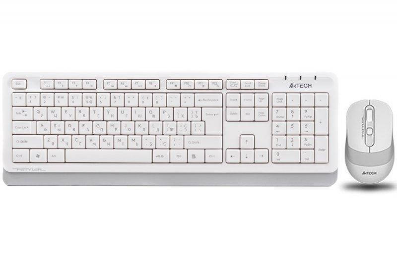 

Комплект беспроводной A4Tech FG1010 (White), Белый