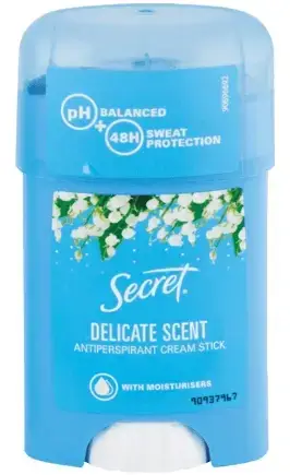 

Кремовый антиперспирант Secret "Delicate Scent" (40мл.)