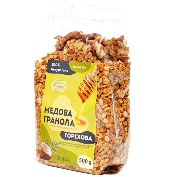 

Гранола "Ореховая", 500г Oats&Honey