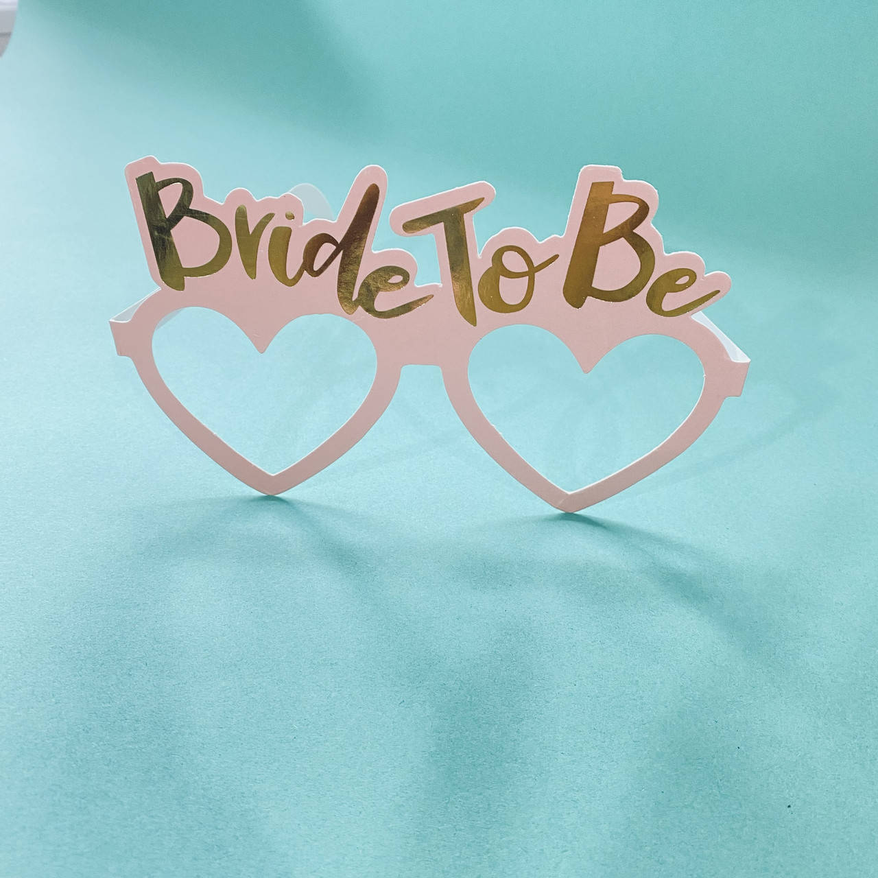 

Очки на девичник Bride To Be розовые, бумажные