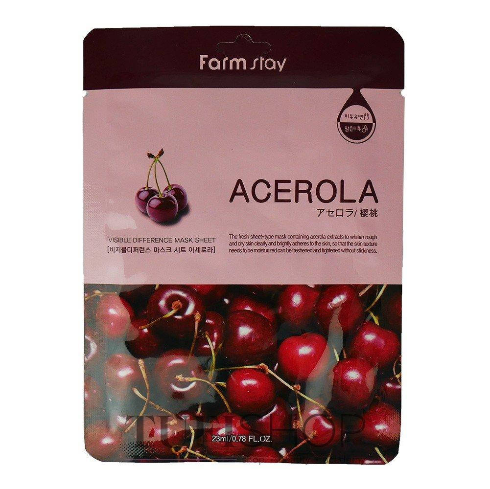 

Тканевая маска Farmstay Visible Difference Mask Sheet,Acerola