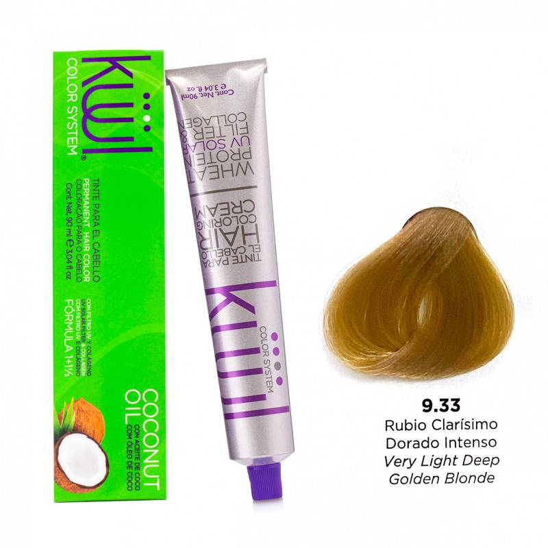 

Крем-краска для волос Kuul Color System №9/33 Very Light Deep Golden Blonde 90 мл