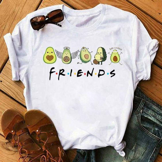 

Футболка Авокадо Avocado Friends Белая Размер L, Белый
