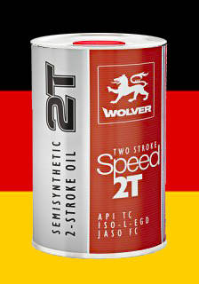 

Масло Wolver двухтактное 2Т Германия SPEED 2T/1л Вольвер