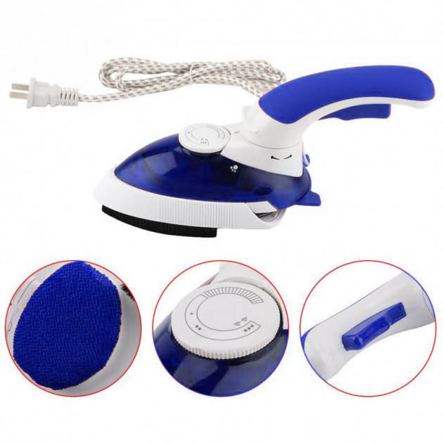

Отпариватель Mini Steam Iron HT-558B. Колір синій