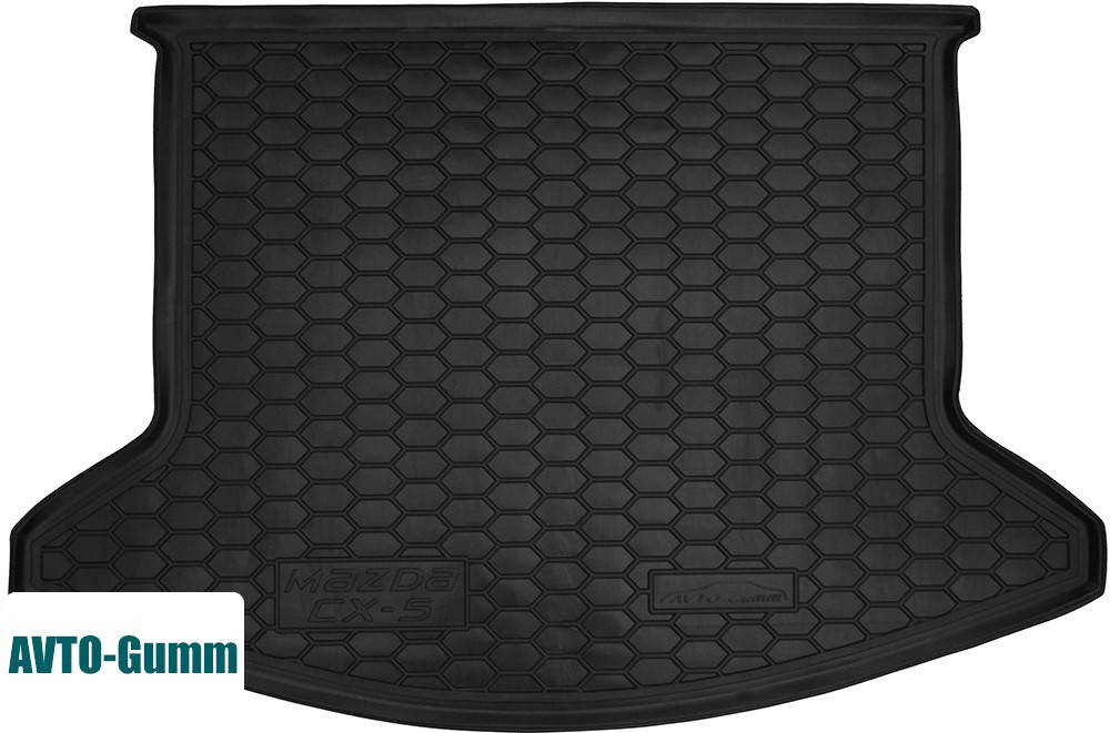 

Коврик в багажник для Mazda CX-5 '17-, резиновый (AVTO-Gumm), Черный