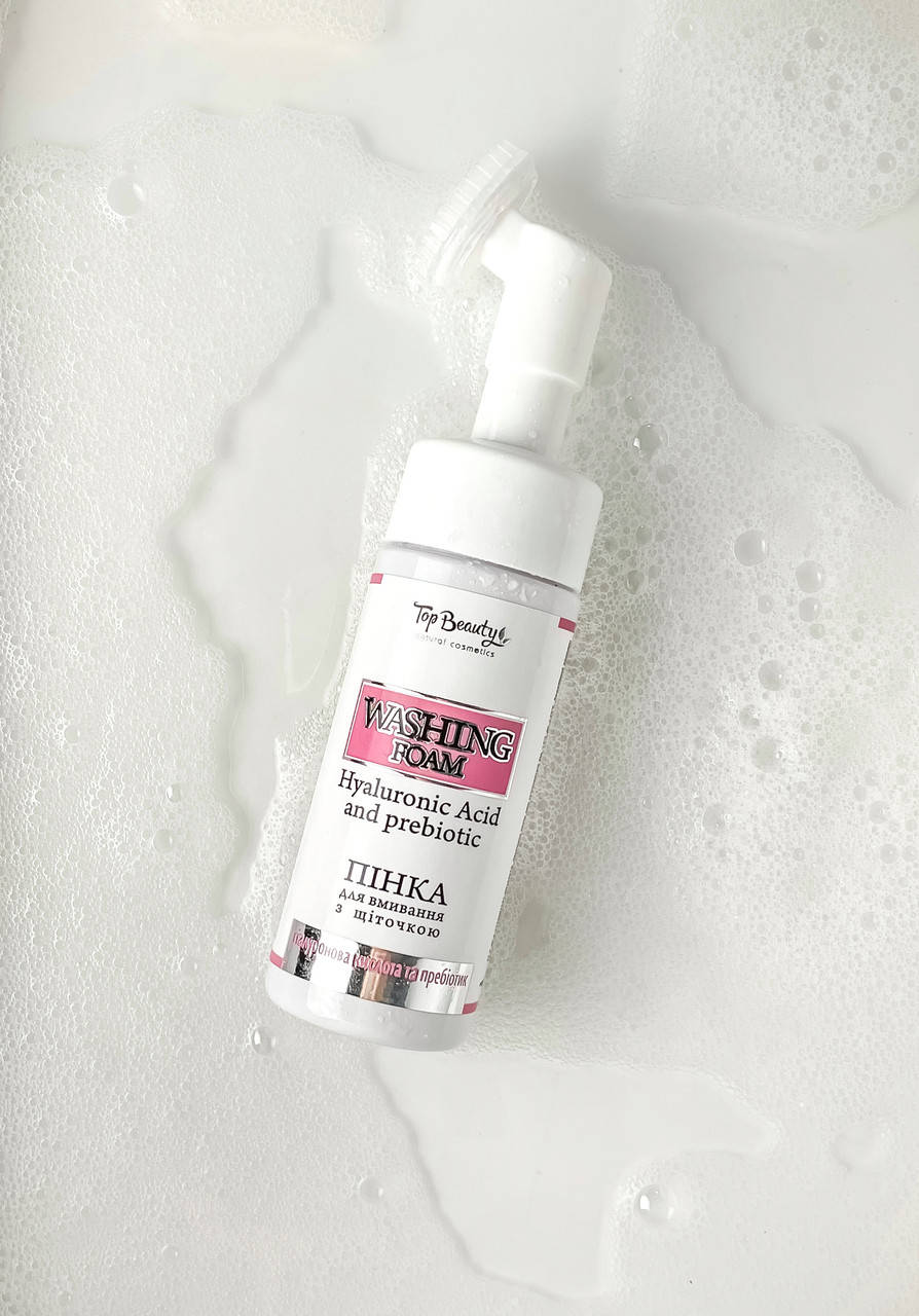 

Пенка для умывания с щеточкой Top Beauty, 150мл