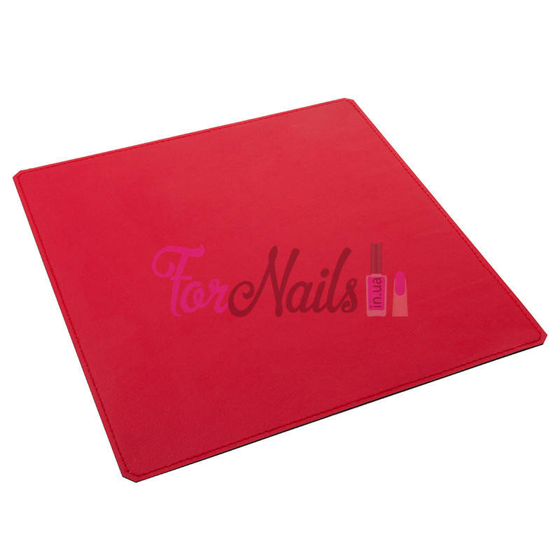 

Коврик для маникюра, эко-кожа, Red