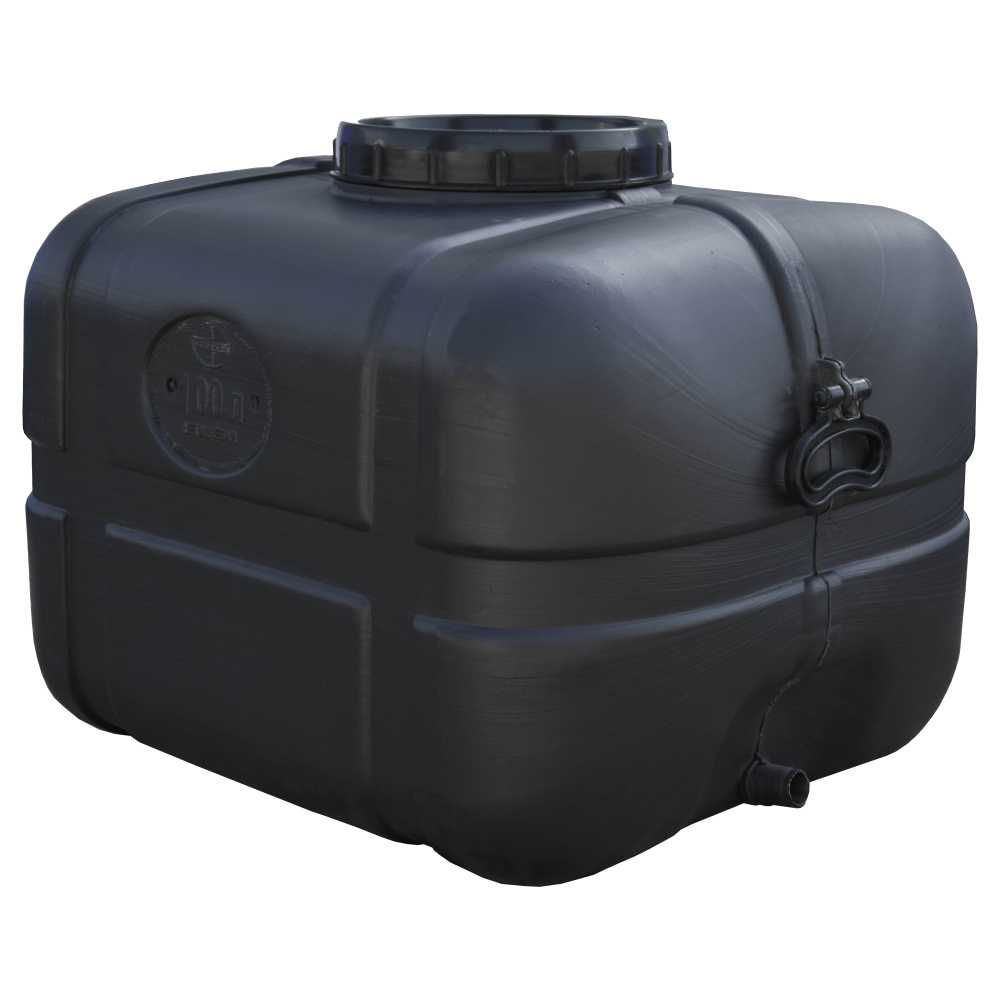 

Бочка 100 л прямоугольная непищевая черная ПластБак