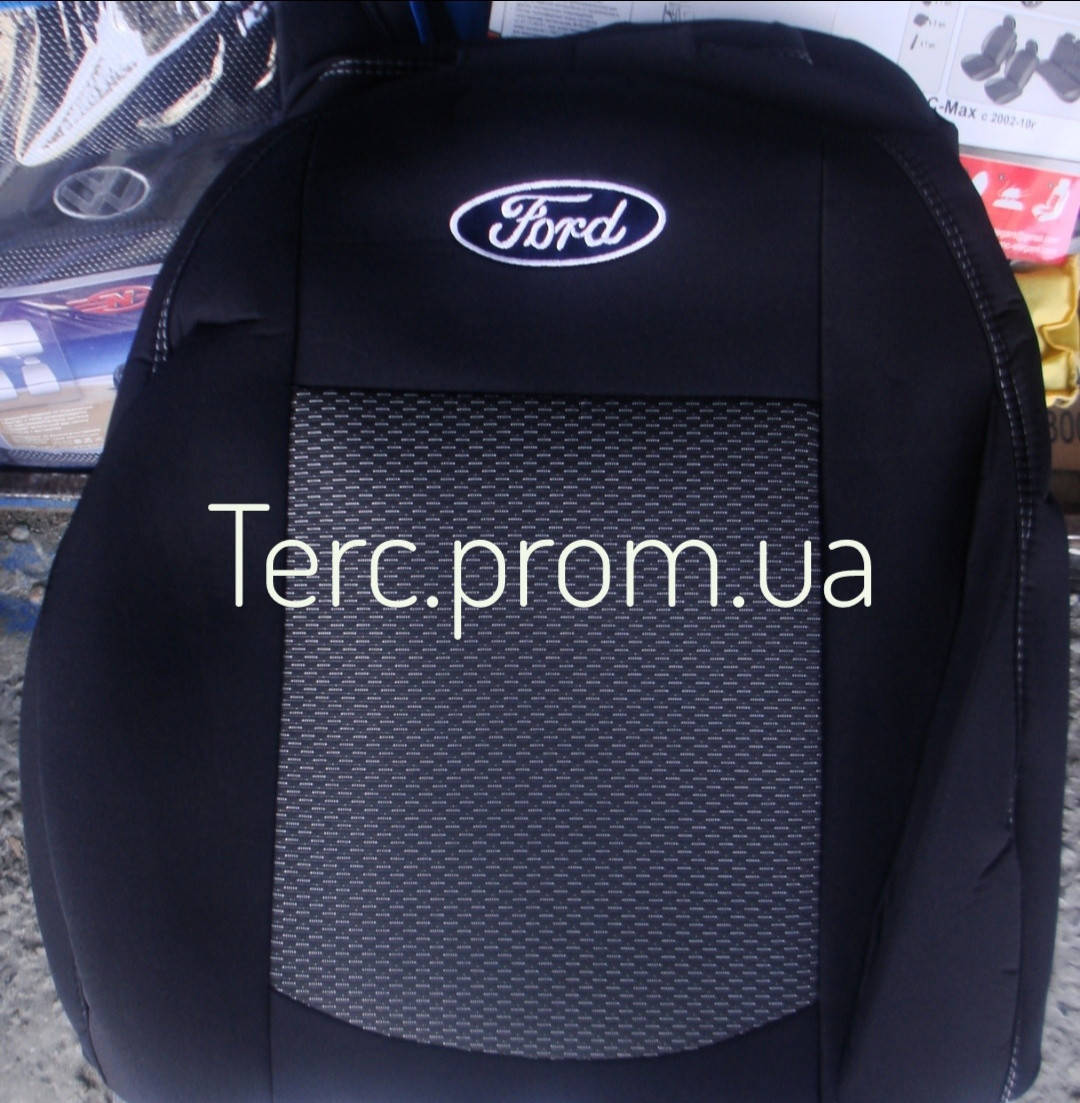 

Автомобильные чехлы на сиденья FORD FOCUS II чёрные, чехлы форд фокус 2