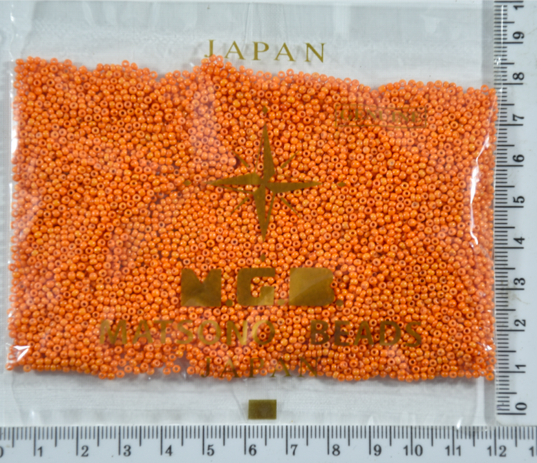 

Бисер №11/0 "MATSUNO"-Япония(50гр) №Х13 желт-оранж уп=1шт