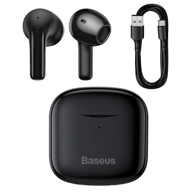 

Беспроводные блютуз наушники Baseus Bowie E3 NGTW080002 Bluetooth наушники с микрофоном черные, Черный