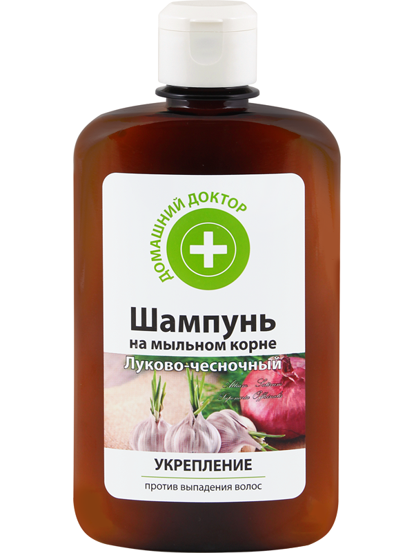

Шампунь для волос Луково-чесночный Укрепление 300 мл Домашний Доктор