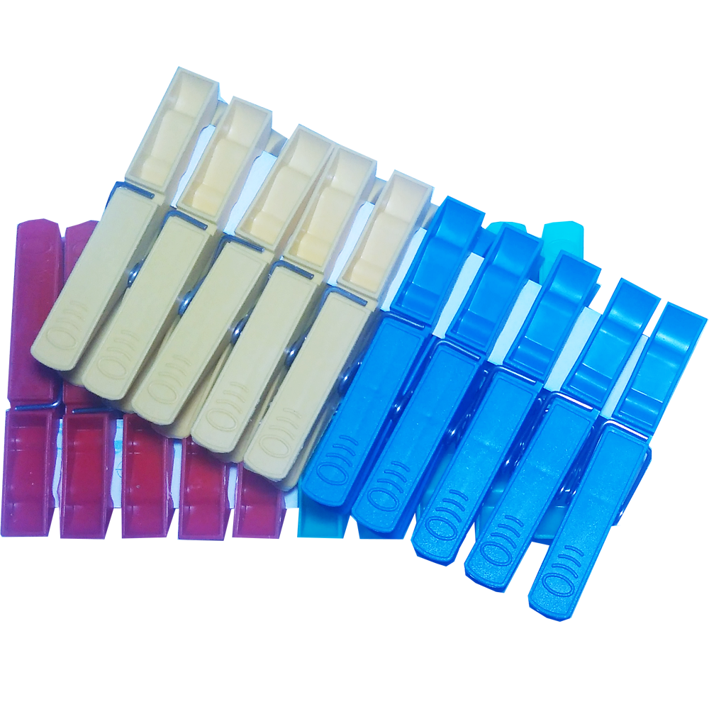 

Набор прищепок для белья 20шт., Разные цвета