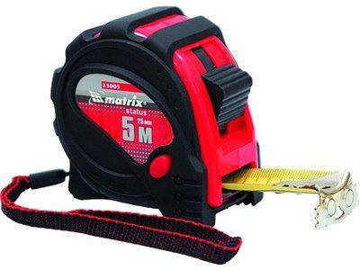 

Рулетка 5 м х 25 мм,прорезиненный корпус, зацеп с магнитом MATRIX 310059