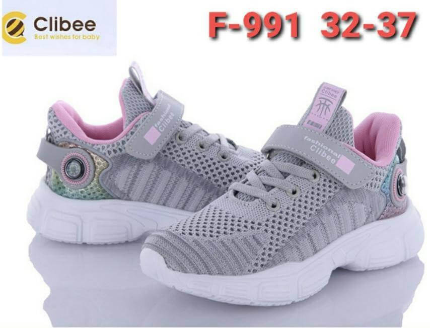 

Кроссовки-сетка летние для девочек Clibee 32-37р.