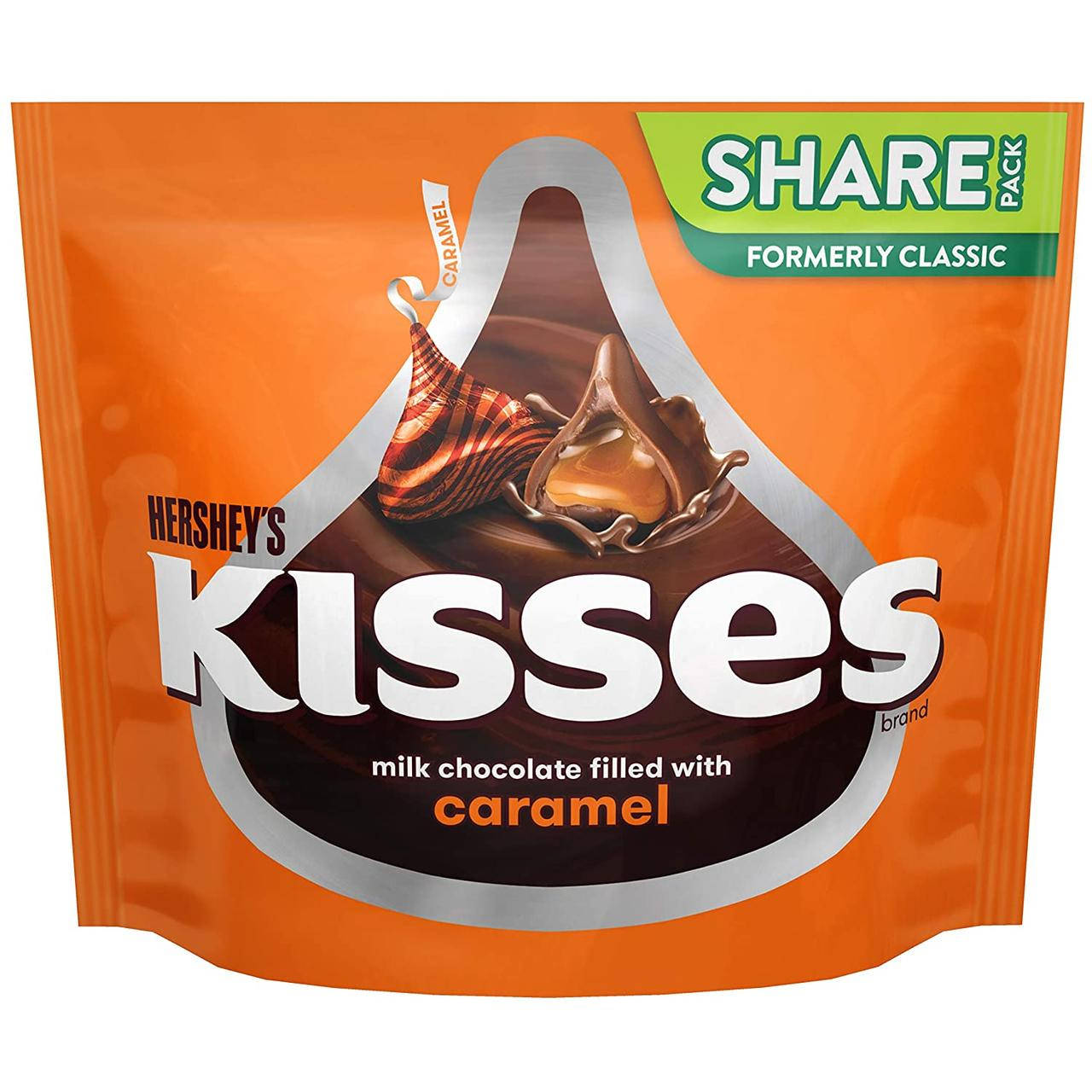 

Hershey's Kisses Filled with Caramel, 286 г