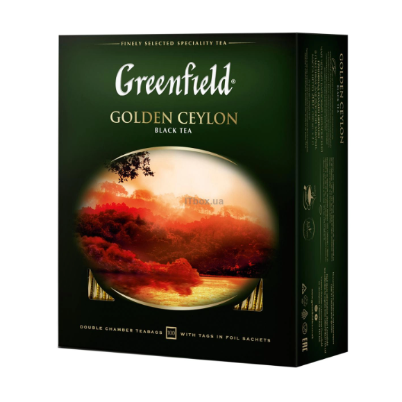 

Чай Greenfield Golden Ceylon черный 2г х 100 пакетиков