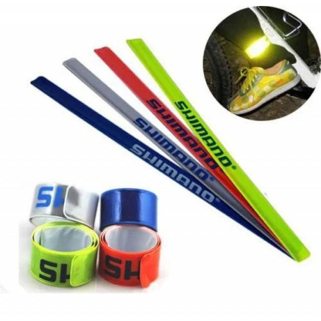 

Светоотражающая полоска на запястье или штаны Shimano салатовая