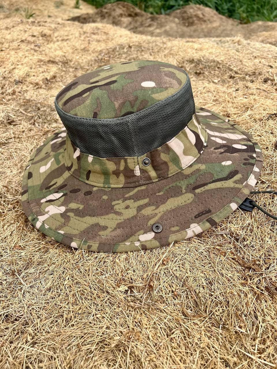 

Тактическая панама мультикам с сеткой