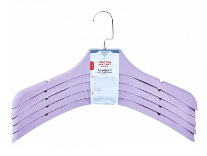 

Вешалка большая 45,5*6 см (набор 5 шт.), Белый