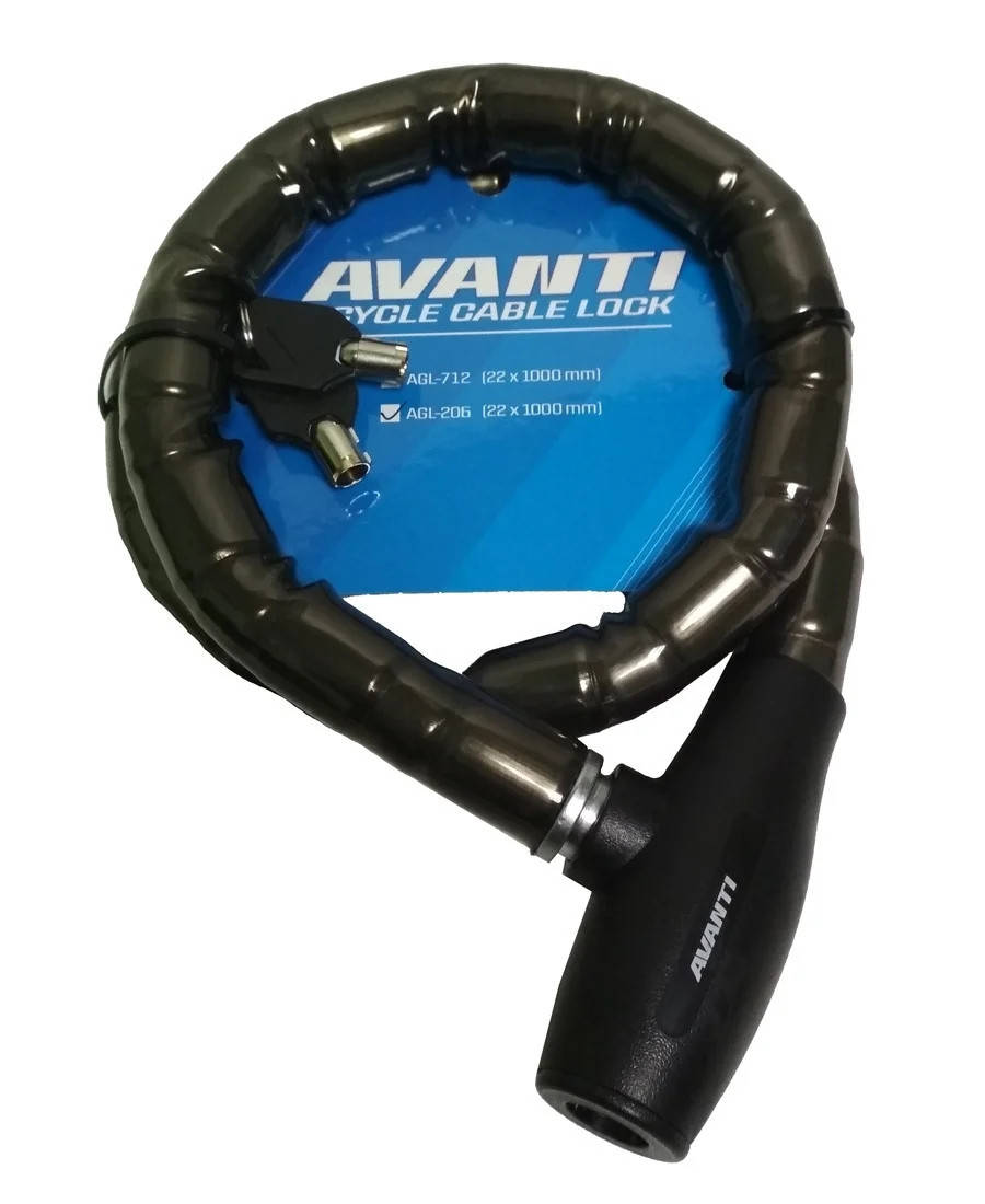 

Замок велосипедный Avanti AGL-206 22 x 1000мм (AGL-206-22)