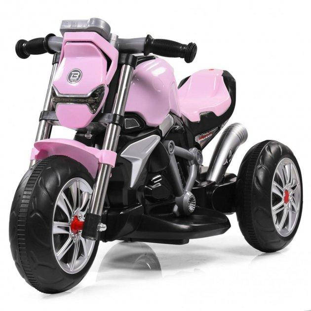 

Детский электромотоцикл Bambi M-3639 Розовый
