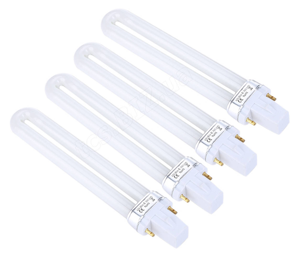 

УФ-лампочка UV-9W E 365nm (4 шт.), Белый