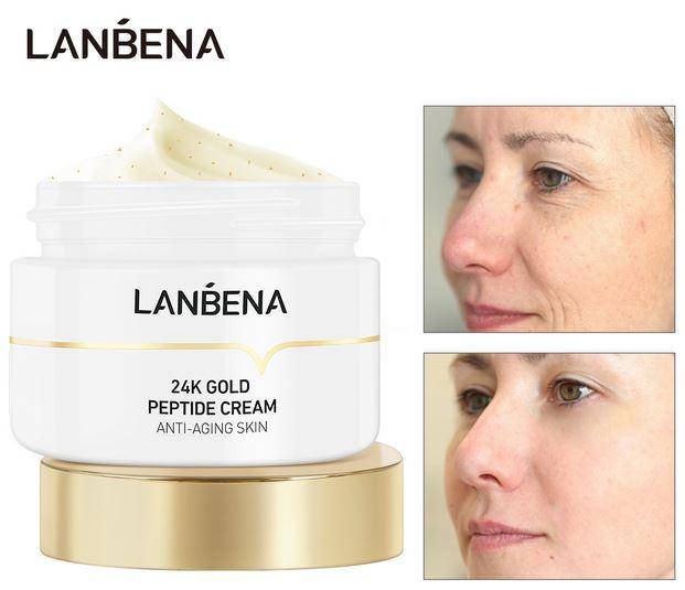 

Lanbena лифтинг крем для лица пептиды, аргирелин, гиалуроновая кислота 50g
