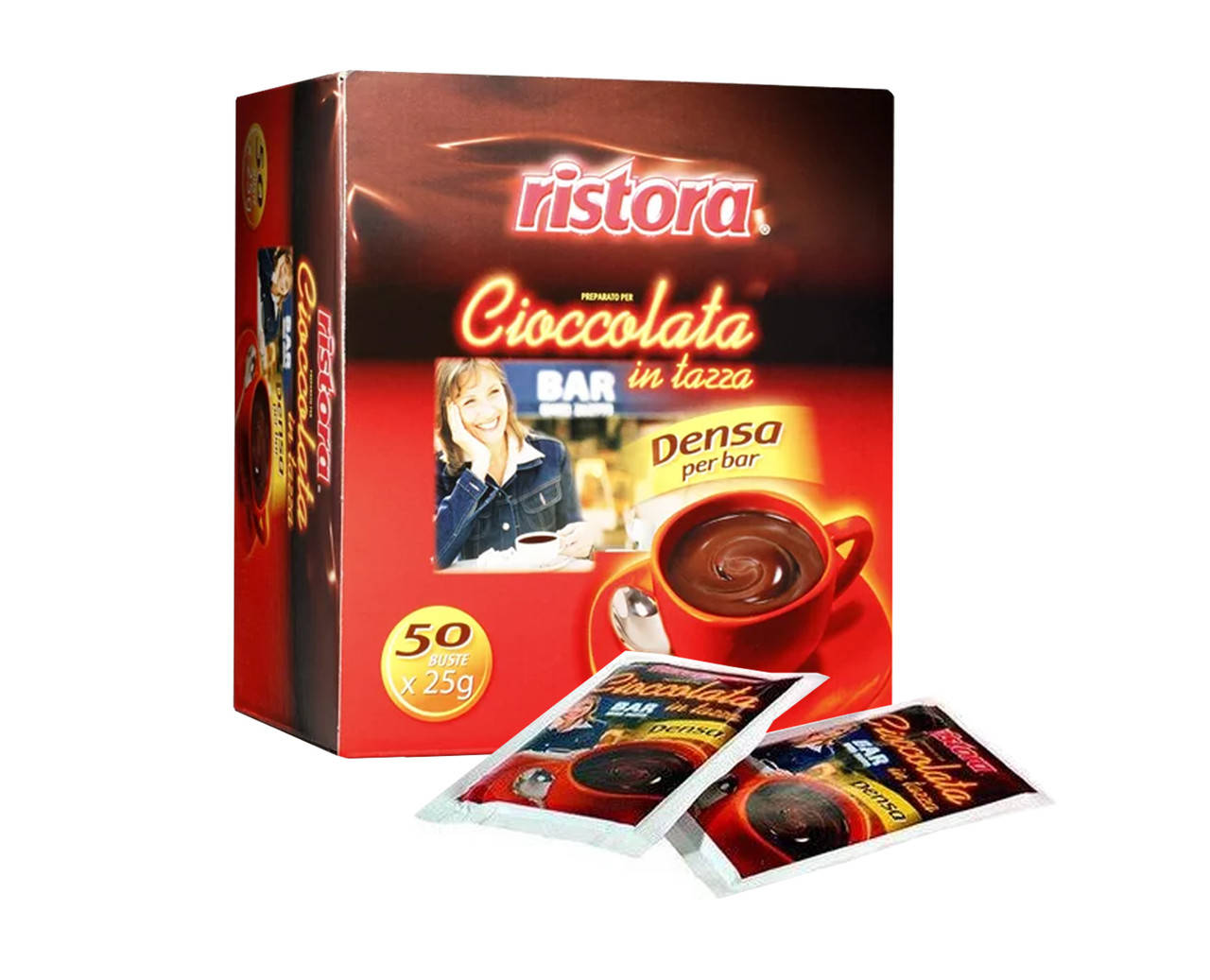 

Горячий шоколад Ristora Cioccolata порционный (25г) 50 шт/уп 8004990133009