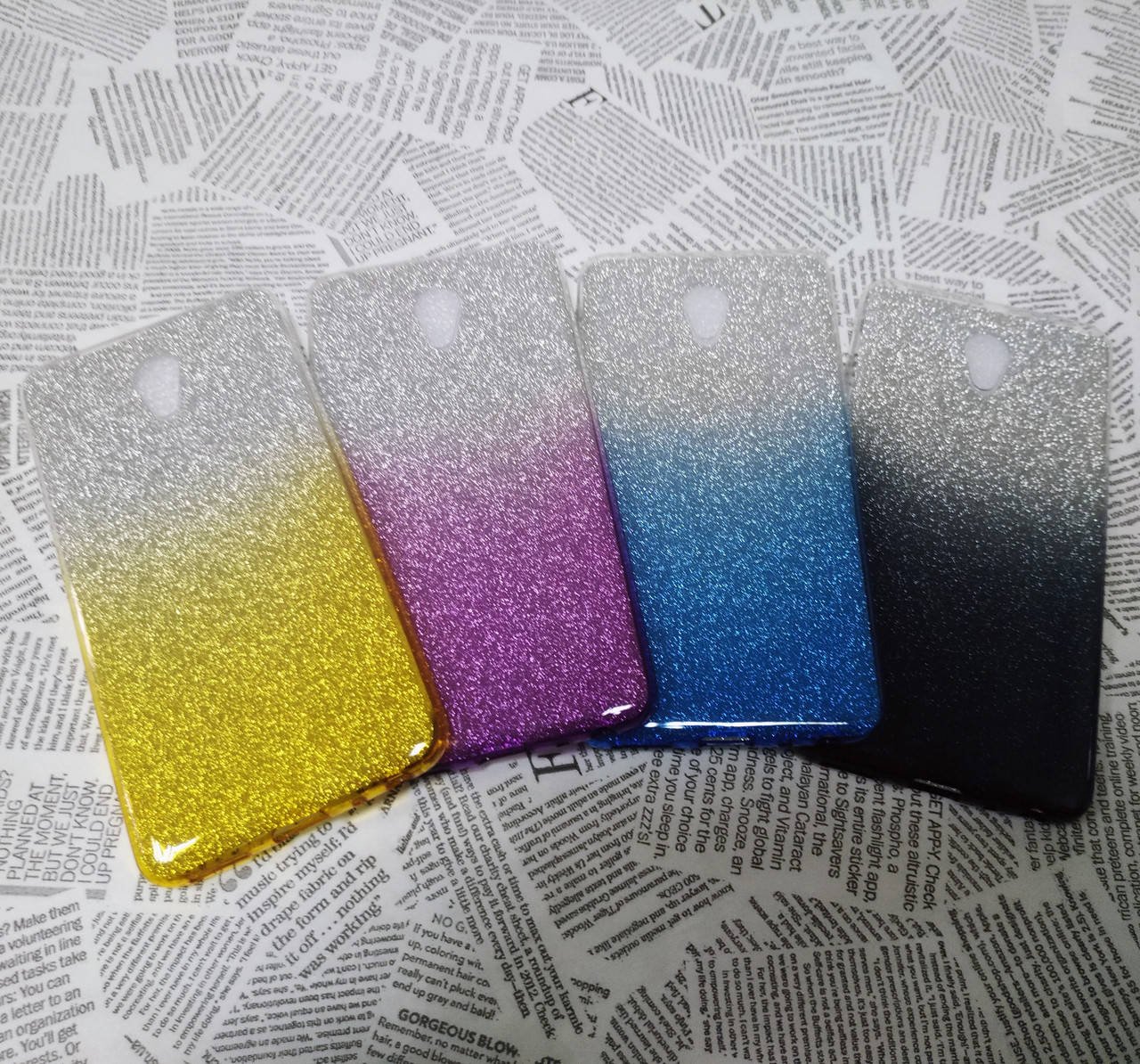 

TPU чехол Gradient для Meizu (Мейзу) M5 Note, Разные цвета
