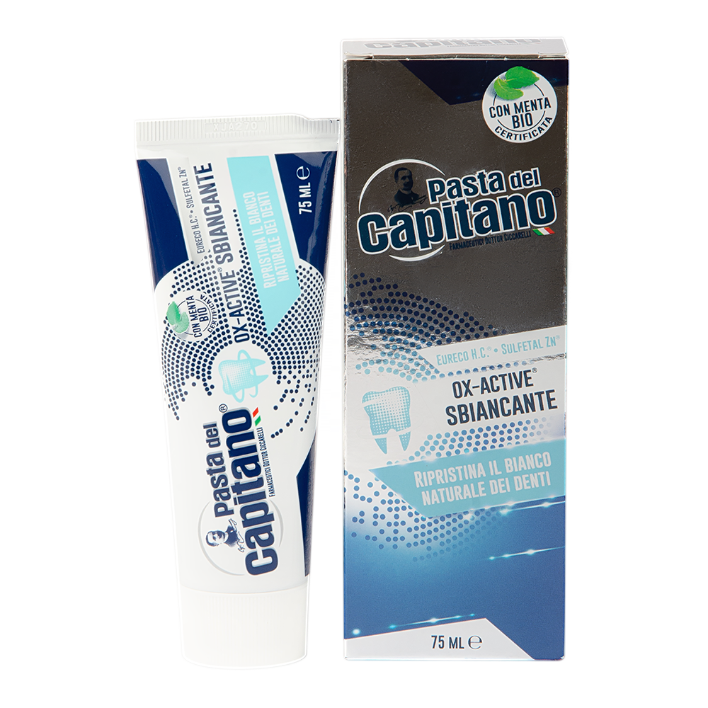 

Зубная паста Pasta Del Capitano Dentifricio OX ACTIVE SBIANCANTE 75 мл