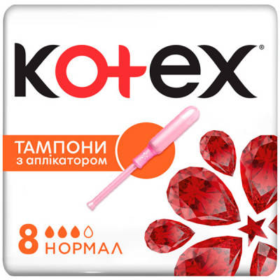 

Тампоны Kotex Normal с апликатором 8 шт. (5029053535258)