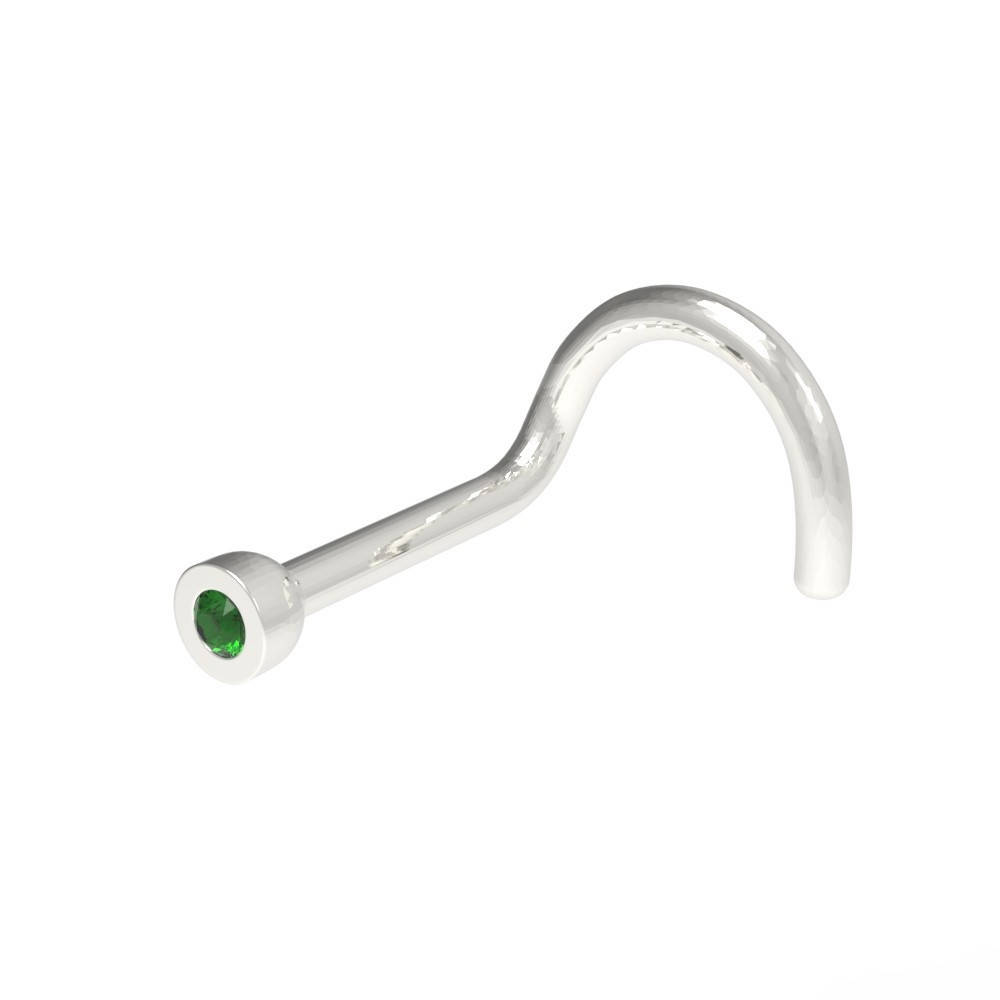 

Пирсинг в ноc из золота с фианитом Ювелірне Мистецтво Арт:503130фз-1,0