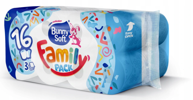 

Туалетний папір Bunny 16шт 3шари