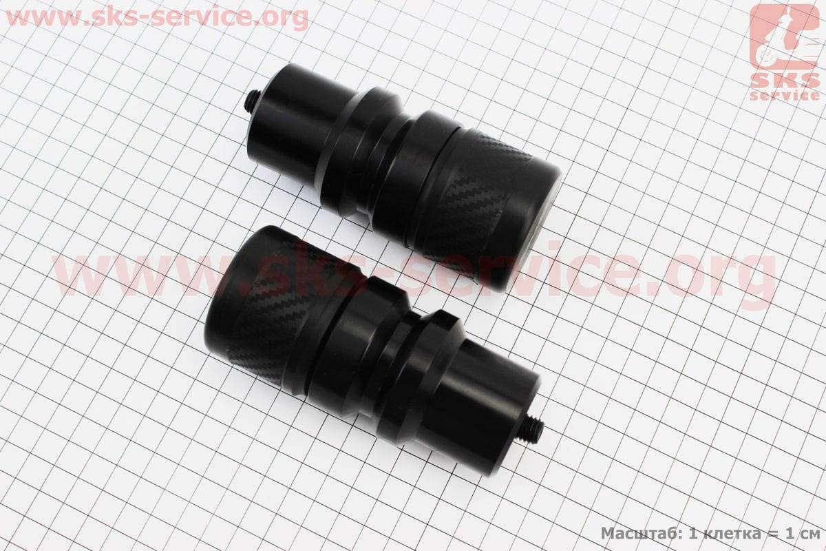 

Крашпеды-слайдеры (отбойники) универсальные, длинные, ЧЕРНЫЙ к-кт 2шт