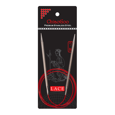 

Спицы Chiaogoo Red Lace круговые (80 см) 5 мм