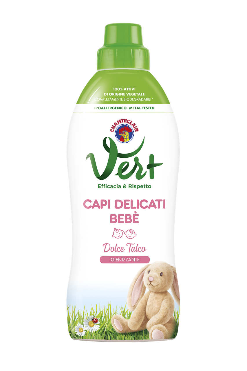

Cредство для стирки детских вещей ChanteClair Vert Bebe Capi Delicati 750мл 25 стирок