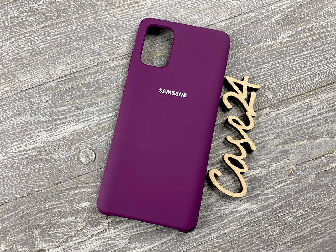 

Чехол Soft touch для Samsung Galaxy A71 (8 цветов) баклажановый