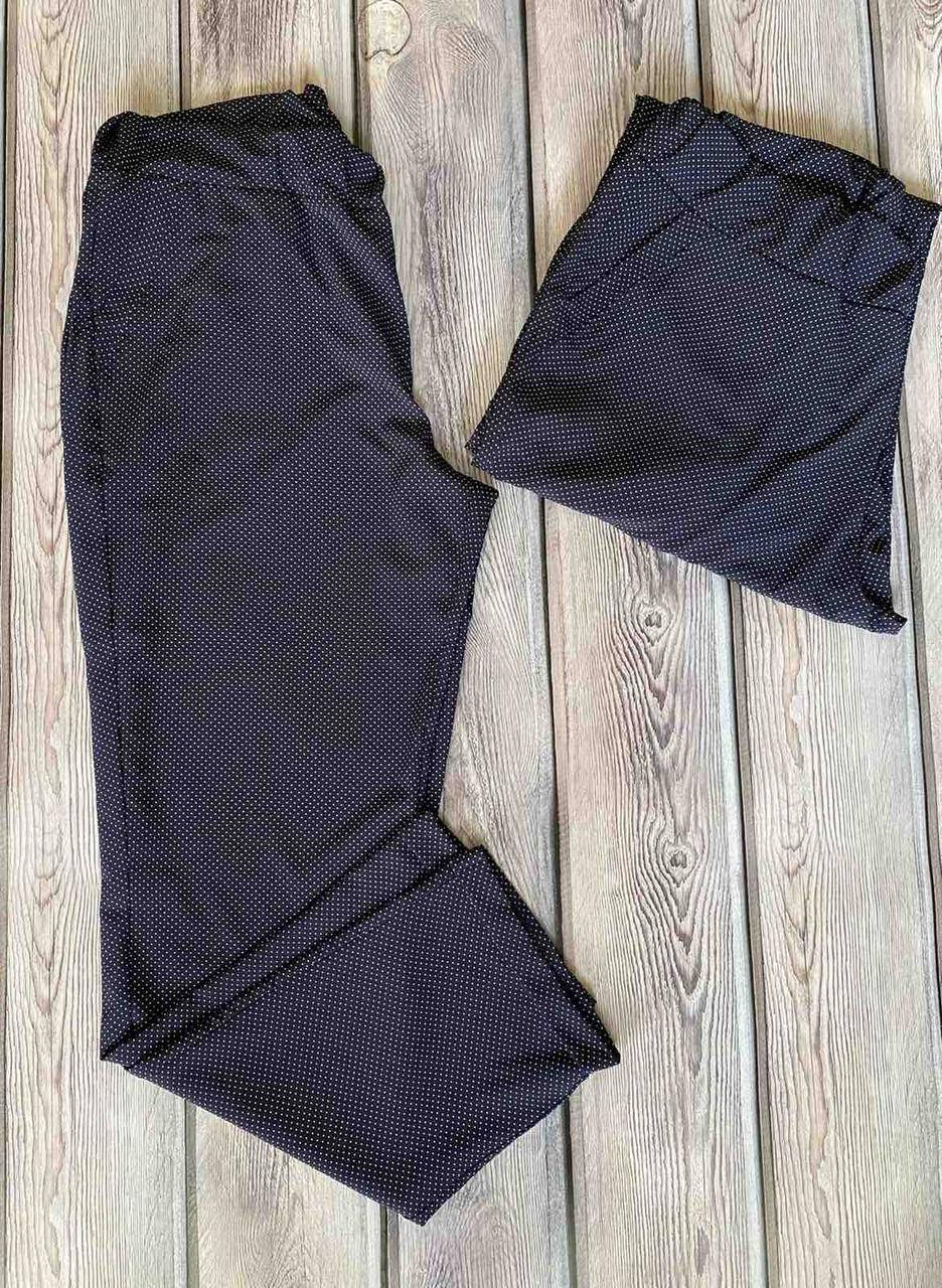 

Брюки женские летние свободного кроя с принтом, Синий