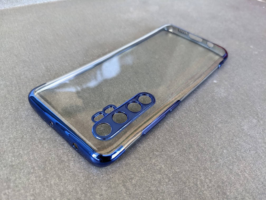 

Силиконовый тонкий чехол для Xiaomi Mi Note 10 lite Синий